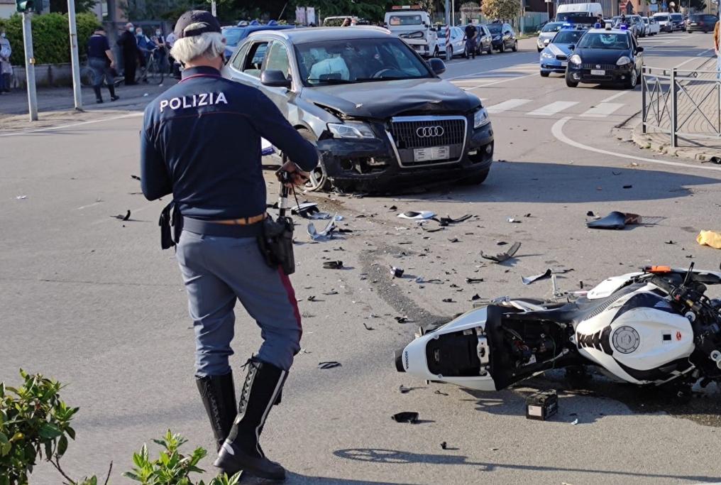 incidente stradale moto