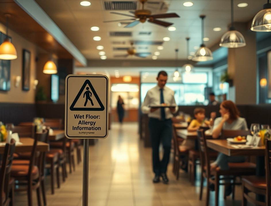 Risarcimento danni infortunio al ristorante