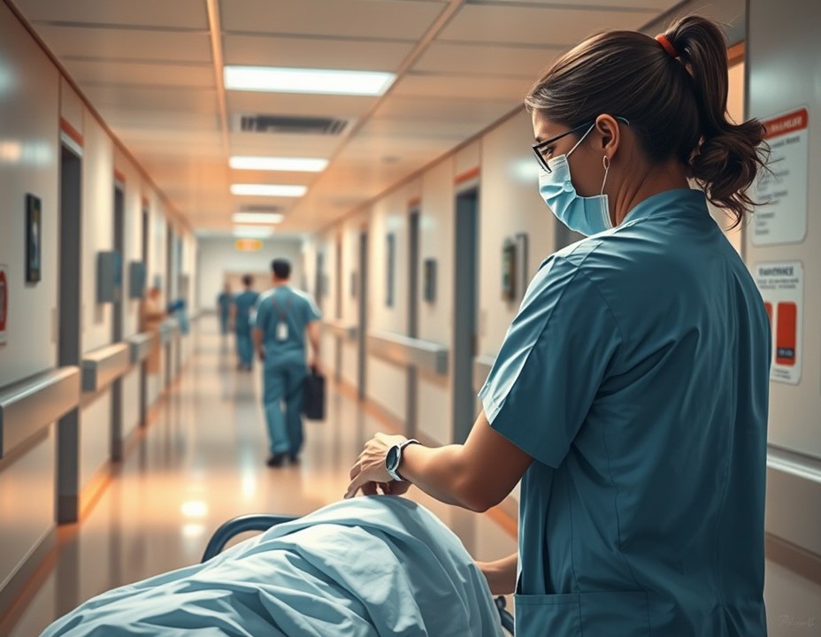Infortunio in ospedale, caduta in ospedale