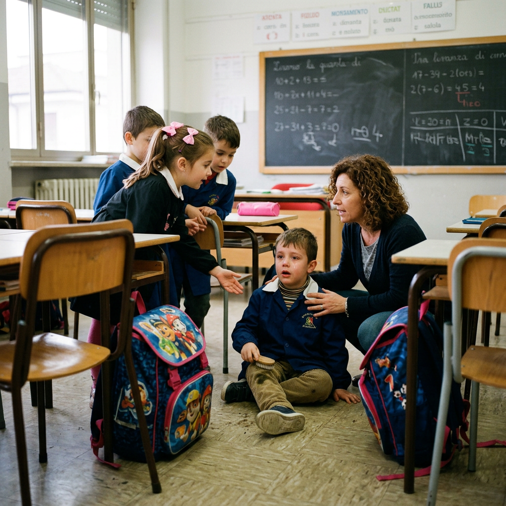infortunio a scuola